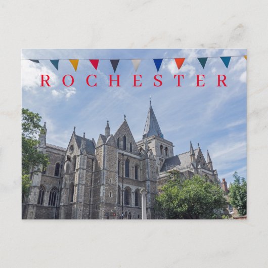 Rochester Cathedral Ansichtskarte Postkarte (Vorderseite)