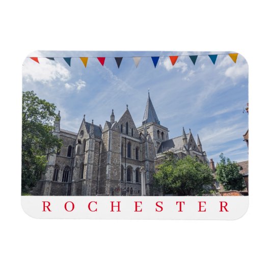 Rochester Cathedral Kühlschrankmagnet Magnet (Horizontal)