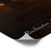 Rochester 'High Falls' Poster (Ecke)