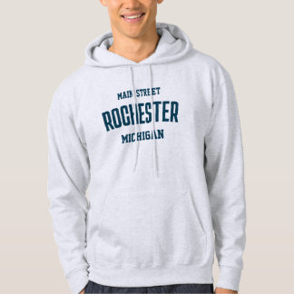 Rochester Michigan Printed Hoodie