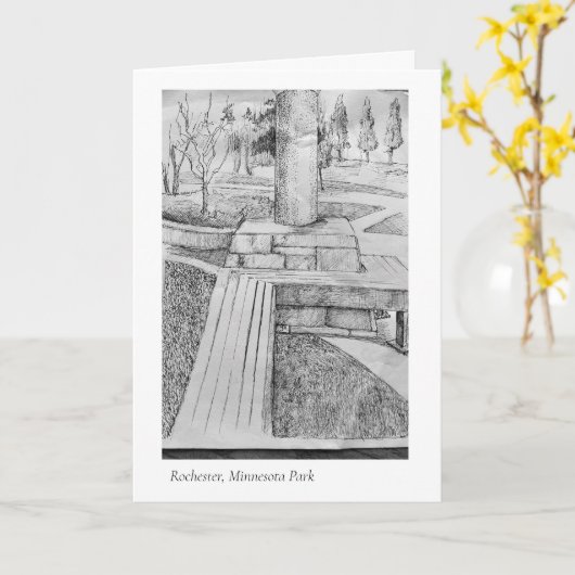 Rochester Minnesota Park Karte (Gelbe Blume)