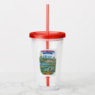 Rochester MN Minnesota Wahrzeichen Acryl-Tumbler Acryltrinkbecher