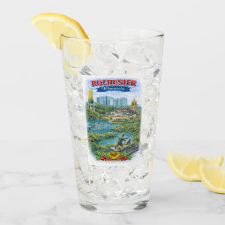 Rochester MN Minnesota Wahrzeichen Glas Tasse