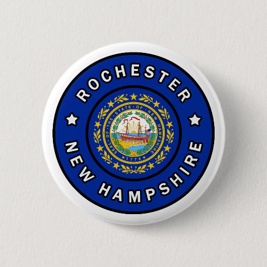 Rochester New Hampshire Button (Vorderseite)