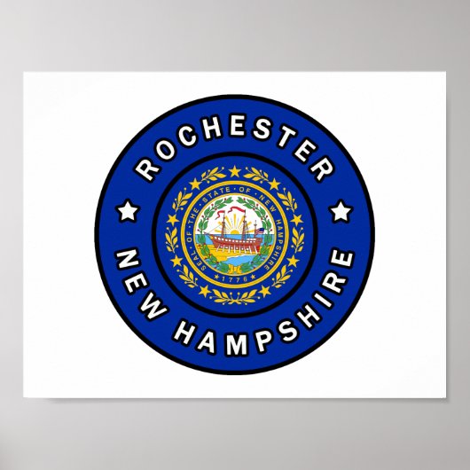 Rochester New Hampshire Poster (Vorne)