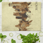 Rochester New York City Geschirrtuch (Gefaltet)