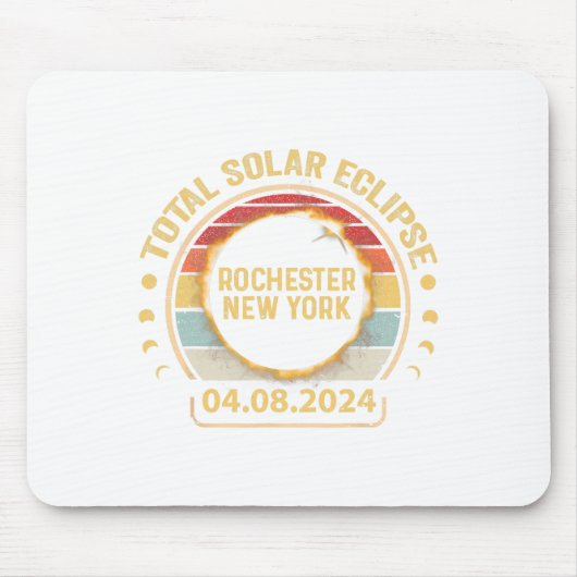 Rochester New York Ny Total Solar Eclipse Party 20 Mousepad (Vorne)