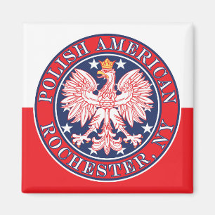 Rochester New York Polish Eagle Magnet