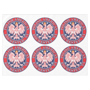 Rochester New York Polish Eagle Tischdecke