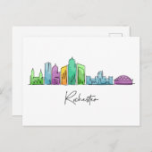 Rochester NEW YORK Postkarte (Vorne/Hinten)