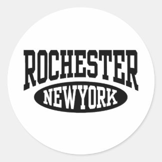 Rochester New York Runder Aufkleber