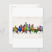 Rochester New York Skyline Feiertagspostkarte (Vorne/Hinten)