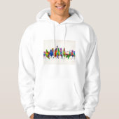 Rochester New York Skyline Hoodie (Vorderseite)