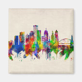 Rochester New York Skyline Magnet (Vorne)