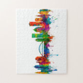 Rochester New York Skyline Puzzle (Vertikal)