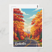 Rochester New York Travel Postkarte (Vorne/Hinten)