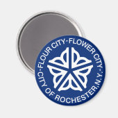 Rochester, New York, Vereinigte Staaten Magnet (Vorderseite/Rückseite)