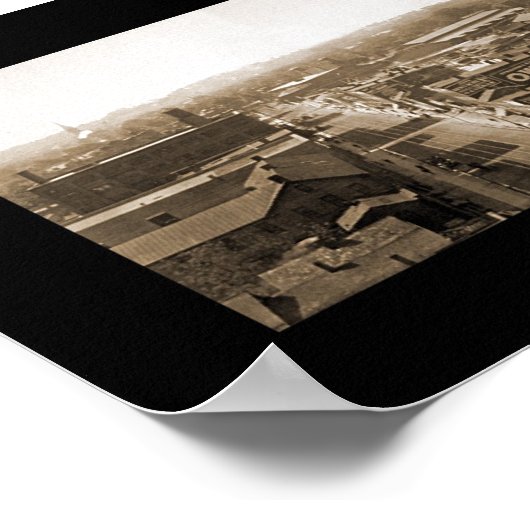 Rochester NY Birdseye Foto 1906 Poster (Ecke)
