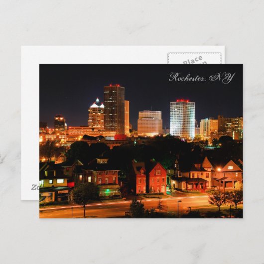 Rochester, NY Postkarte (Vorne/Hinten)