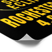 Rochester Ny Solar Eclipse 2024 Total Solar Eclips Poster (Ecke)