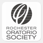 Rochester Oratorio Society Square Stickers * (Vorderseite)