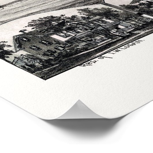 Rochester, PA Panoramic Map - 1900 Poster (Ecke)