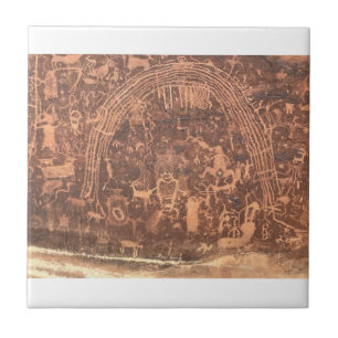 Rochester-Panel für amerikanische Petroglyphs Fliese
