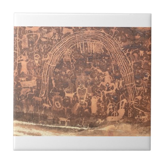 Rochester-Panel für amerikanische Petroglyphs Fliese (Vorderseite)