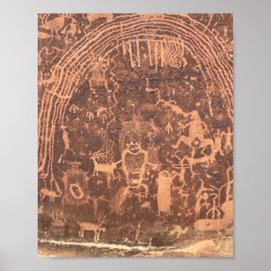 Rochester-Panel für amerikanische Petroglyphs Poster (Vorne)