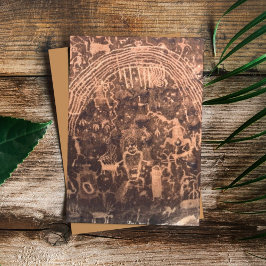 Rochester Panel Pictograph Utah Grußkarte