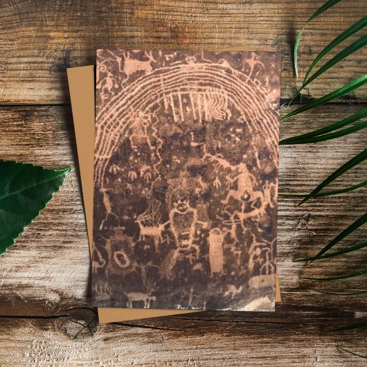 Rochester Panel Pictograph Utah Grußkarte