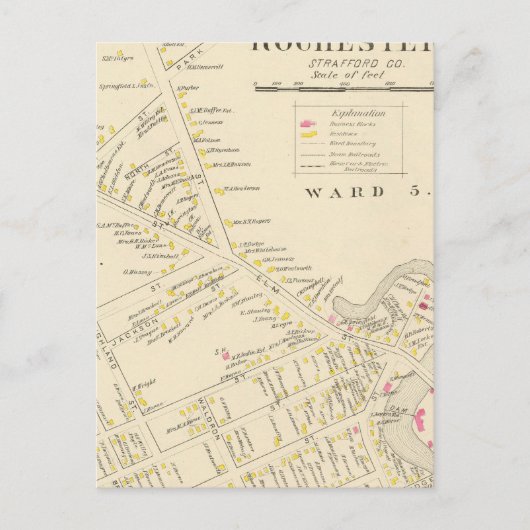 Rochester Postkarte (Vorderseite)