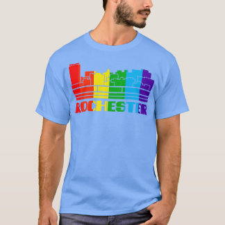 Rochester Pride Rochester LGBT-Geschenk Unterstütz T-Shirt