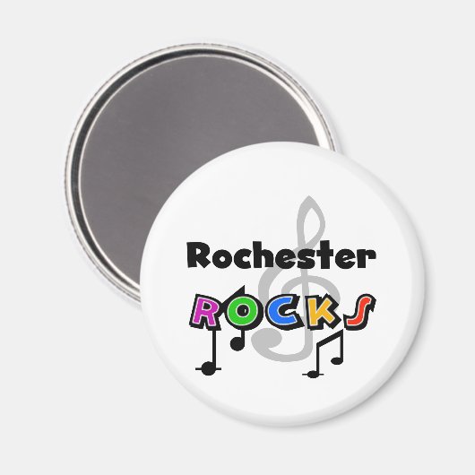 Rochester Rocks Magnet (Vorderseite/Rückseite)