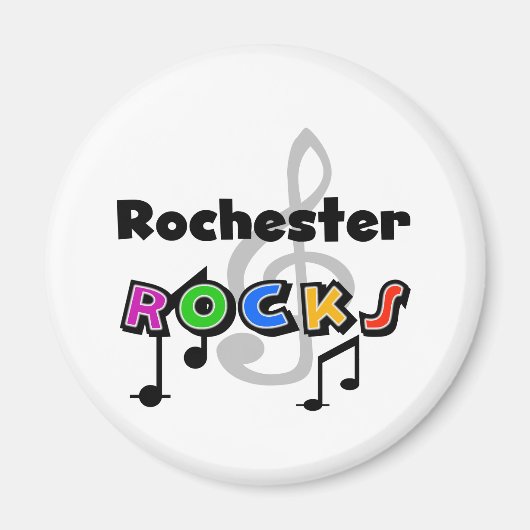 Rochester Rocks Magnet (Vorne)