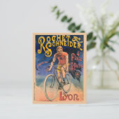 Rochet & Schneider France Vintage Poster 1890 Postkarte (Stehend Vorderseite)