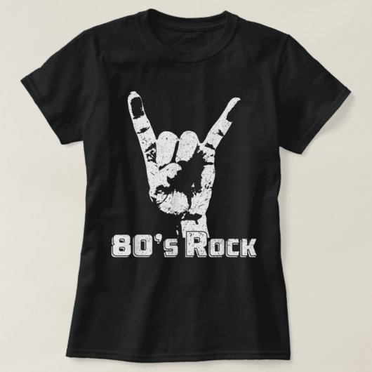 Rock 80 s - 80er Rock Band T-Shirt (Design vorne)