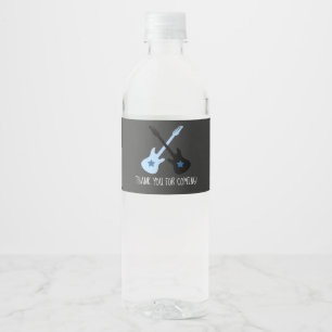 Rock a Bye Baby Boy Dusche Wasserflasche Etikett