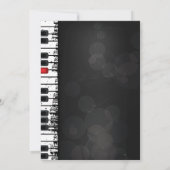 Rock-A-Bye Baby Dusche Einladung (Rückseite)