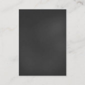 Rock a Bye Baby Dusche Windeln Raffelkarten Begleitkarte (Rückseite)