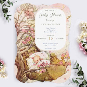 Rock A Bye Baby Kinderzimmer Rhyme Baby Dusche Einladung