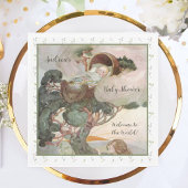 Rock A Bye Baby Kinderzimmer Rhyme Babydusche Napk Serviette