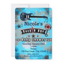 Rock A Bye Baby Shower Star Einladungen