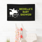 Rock a Bye Rock Star Gitarre Baby Showbanner Banner (Insitu)
