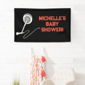 Rock a Bye Rock Star Gitarre Baby Showbanner Banner (Insitu)