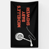 Rock a Bye Rock Star Gitarre Baby Showbanner Banner (Vertikal)