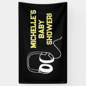 Rock a Bye Rock Star Gitarre Baby Showbanner Banner (Vertikal)