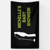 Rock a Bye Rock Star Gitarre Baby Showbanner Banner (Vertikal)