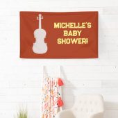 Rock a Bye Rock Star Gitarre Baby Showbanner Banner (Insitu)