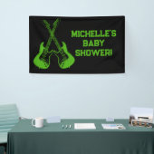 Rock a Bye Rock Star Gitarre Baby Showbanner Banner (Messeveranstaltung)